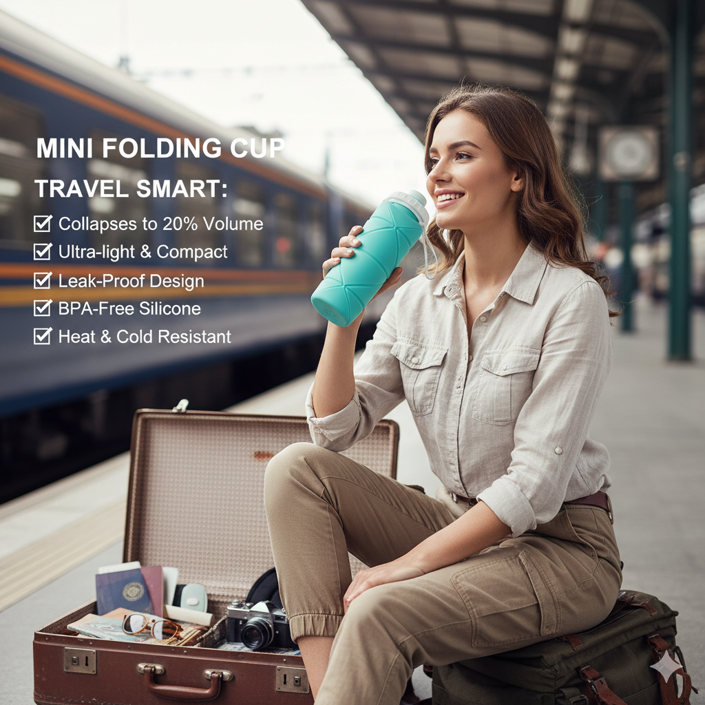 Foldable Water Bottle - 650 ML