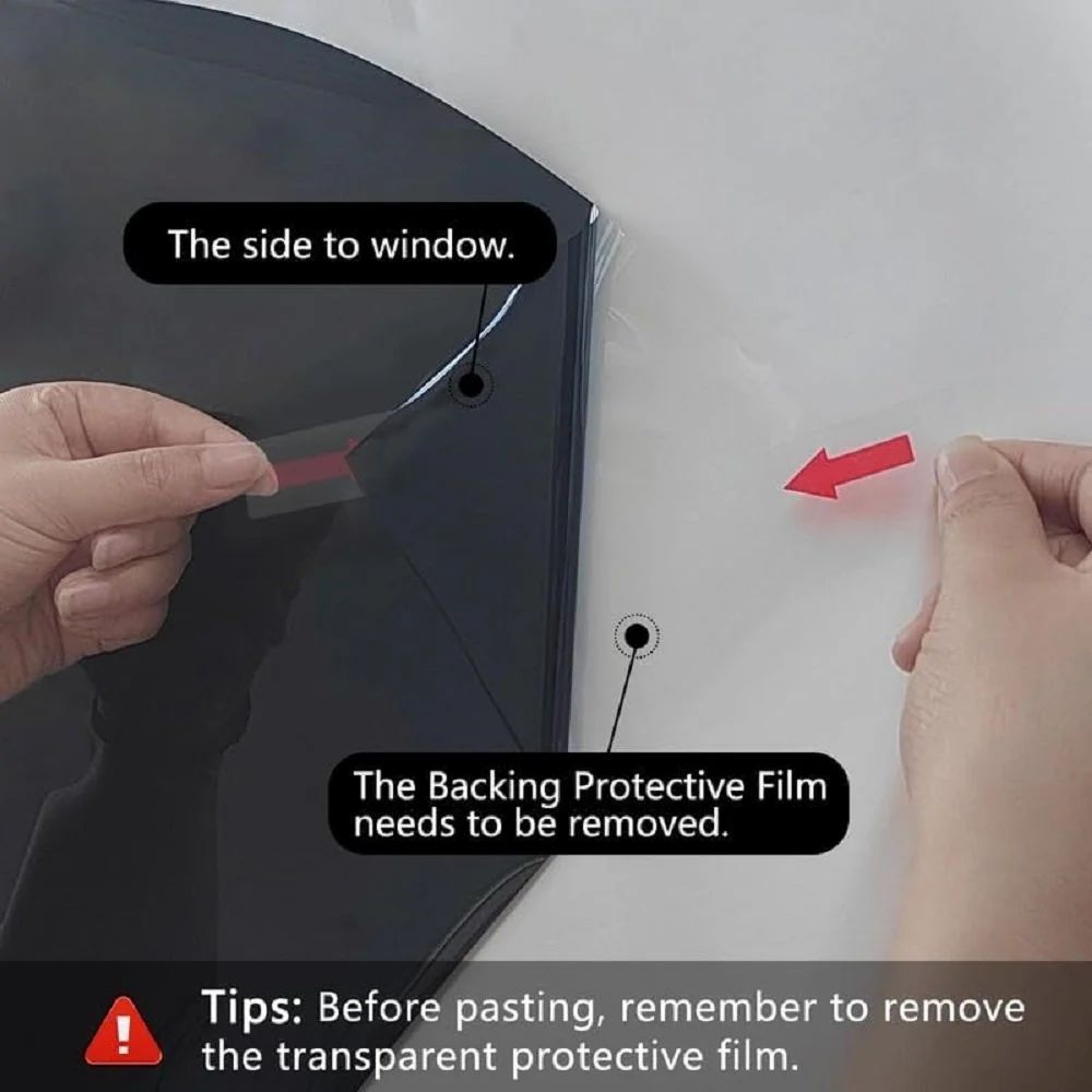 Blackout Window Film Dark for Privacy & Heat Blocking