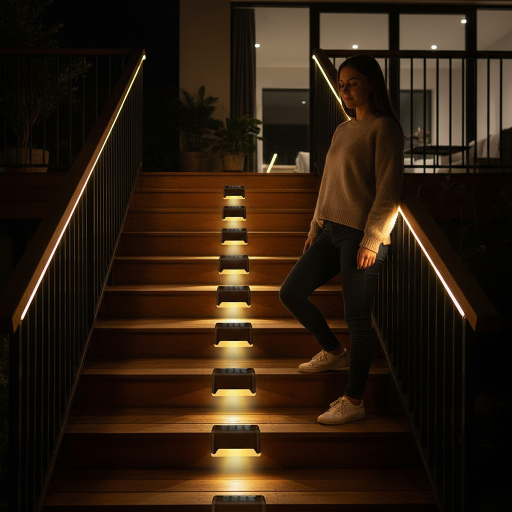 Solar step light ( Pack of 12 )