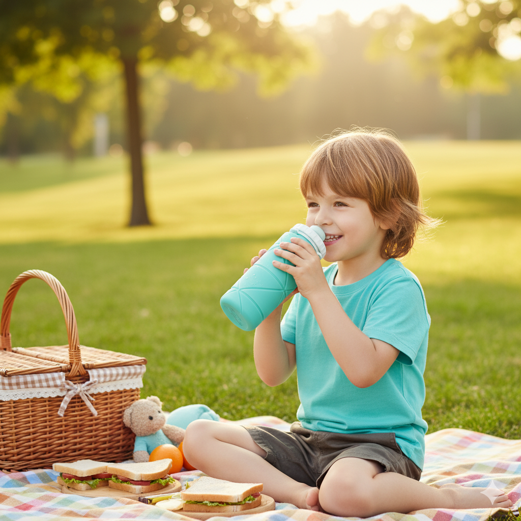 Foldable Water Bottle - 650 ML