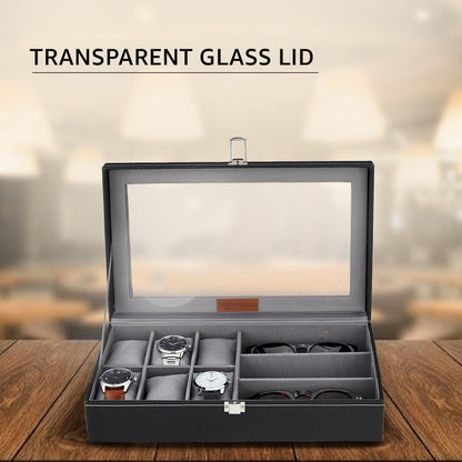 Leather Watch Organiser and Sunglasses Holder