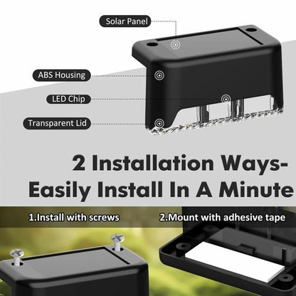 Solar step light ( Pack of 12 )