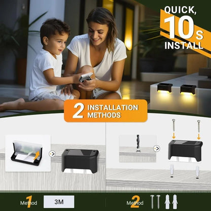 Solar step light ( Pack of 12 )