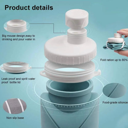 Foldable Water Bottle - 650 ML