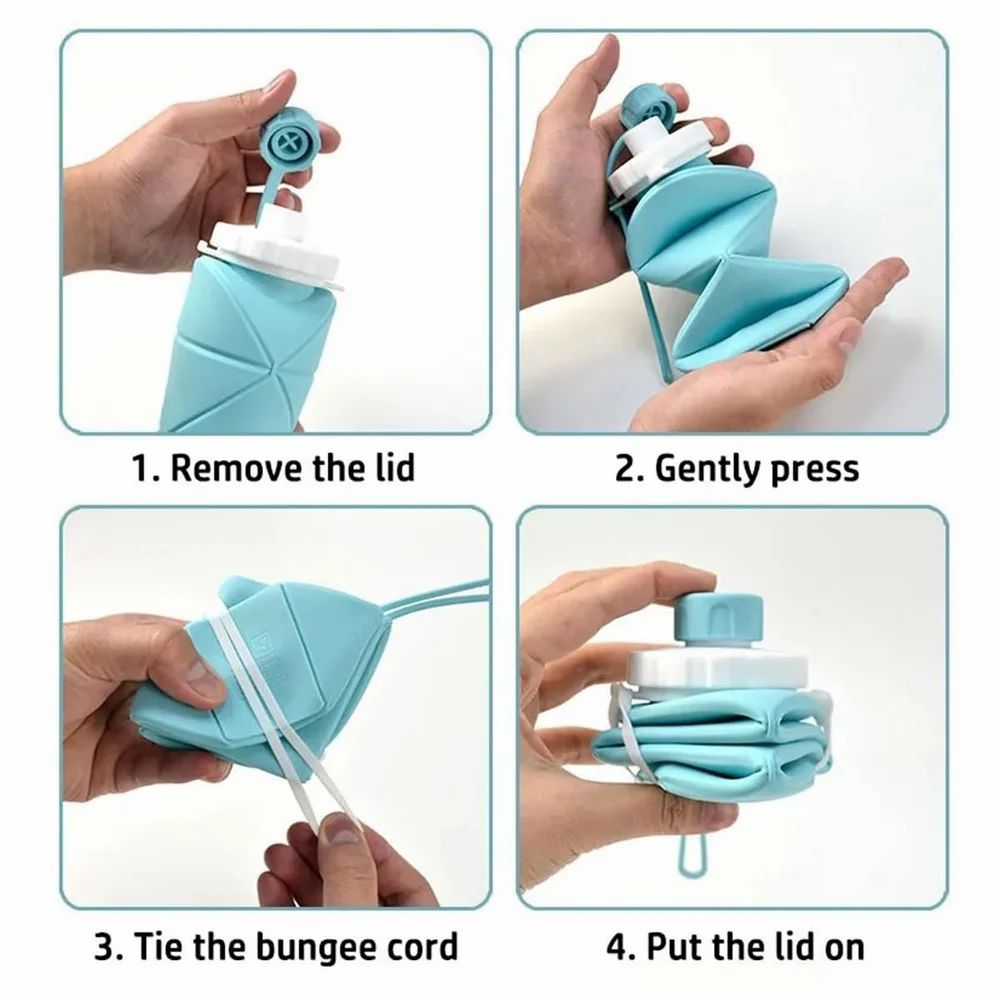 Foldable Water Bottle - 650 ML