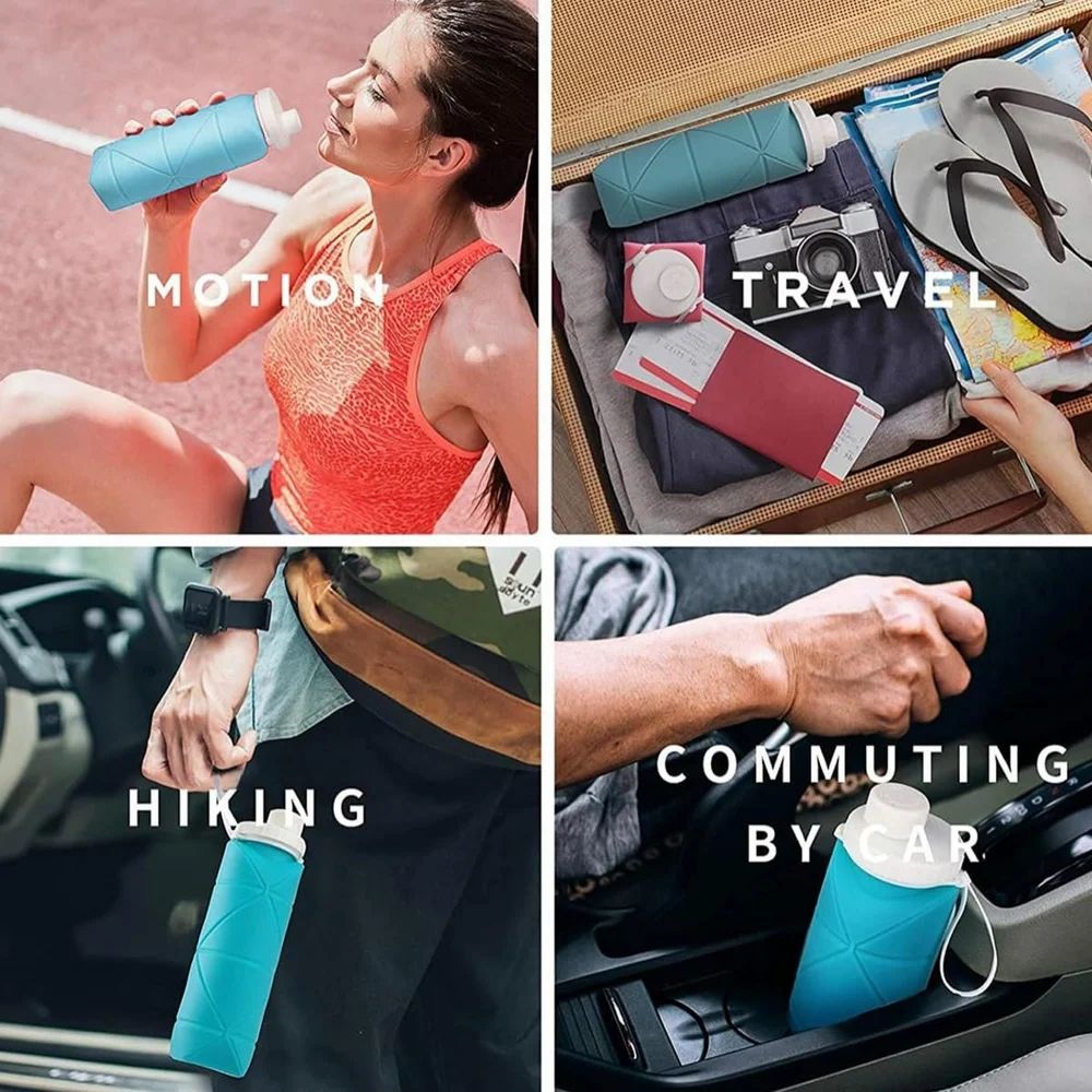 Foldable Water Bottle - 650 ML