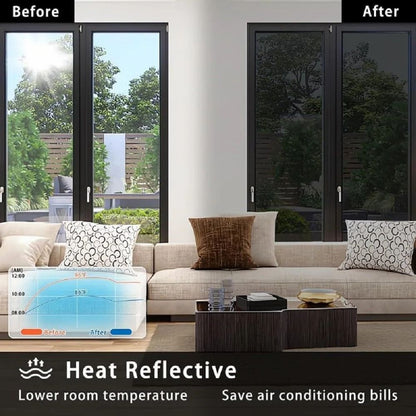 Blackout Window Film Dark for Privacy & Heat Blocking